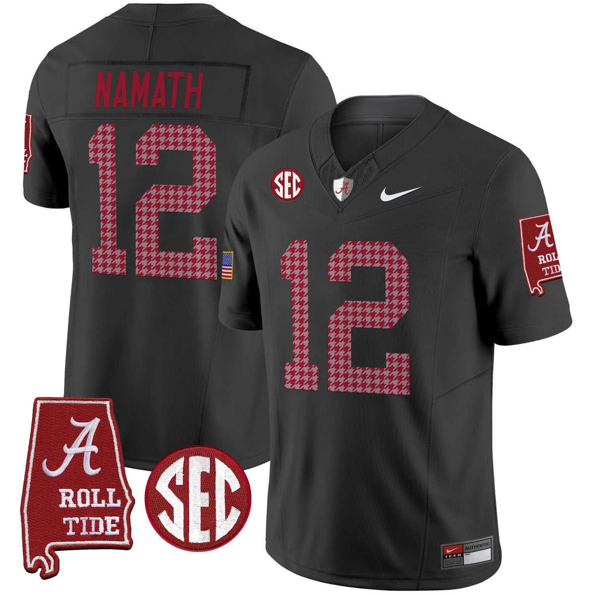 Men's Alabama Crimson Tide Pro Combat Vapor Limited Jersey - All Stitched - image 45