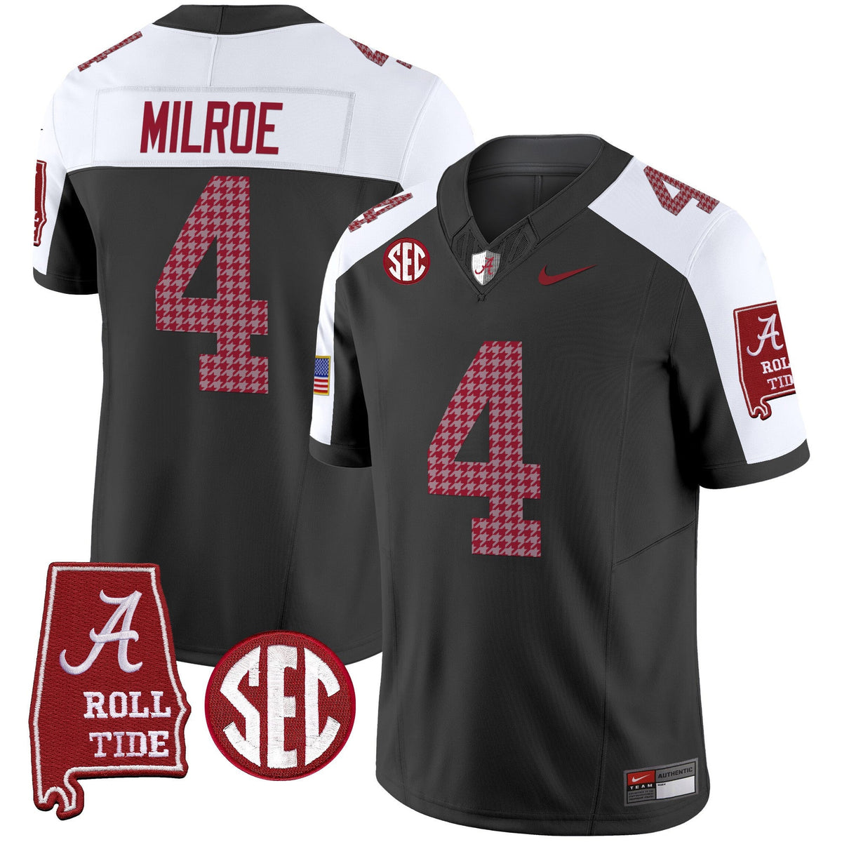 Men's Alabama Crimson Tide Pro Combat Vapor Limited Jersey - All Stitched - image 1