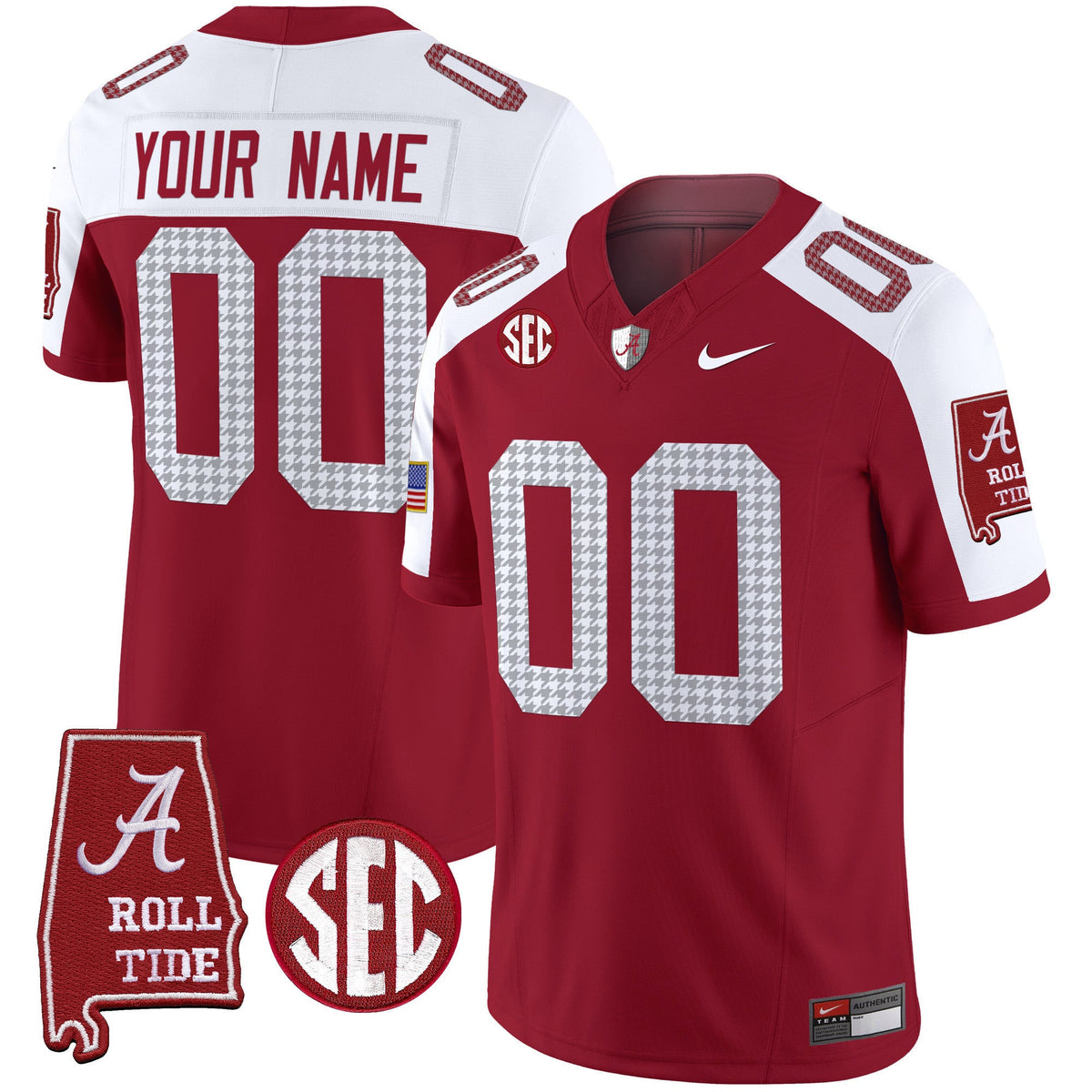 Alabama Crimson Tide Pro Combat Vapor Limited Custom Jersey - All Stitched - image 2