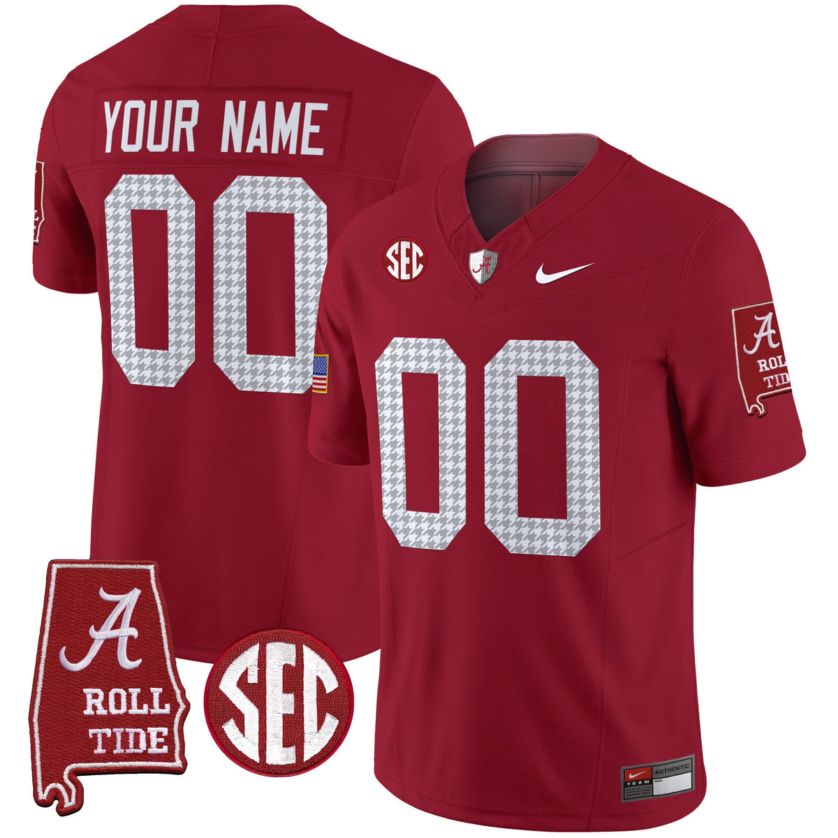 Alabama Crimson Tide Pro Combat Vapor Limited Custom Jersey - All Stitched - image 3