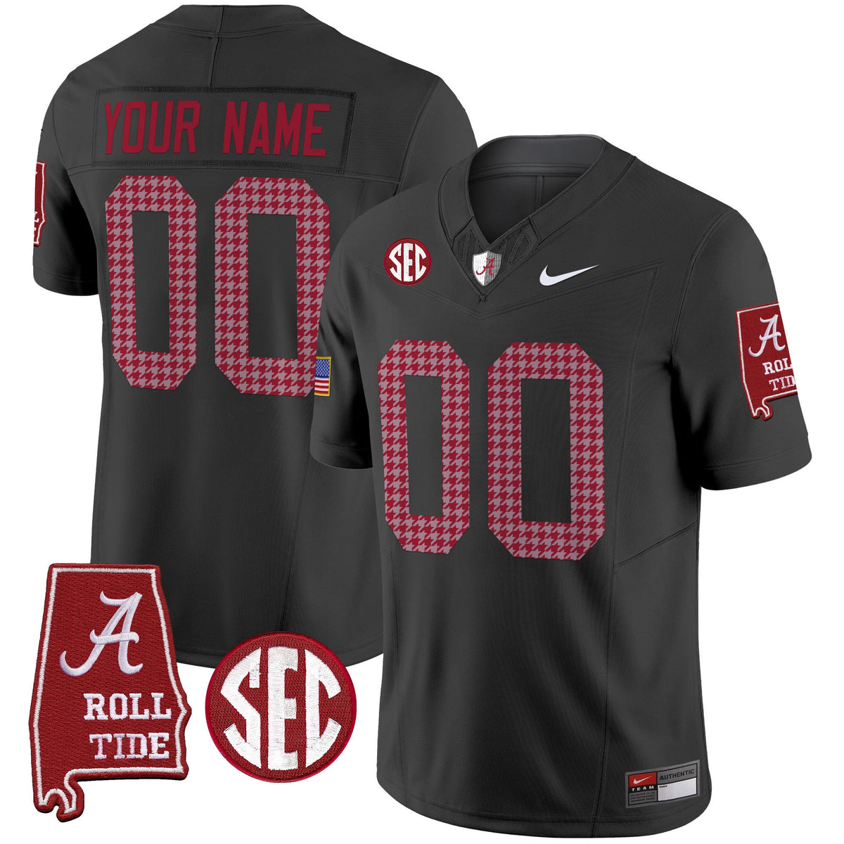 Alabama Crimson Tide Pro Combat Vapor Limited Custom Jersey - All Stitched - image 5