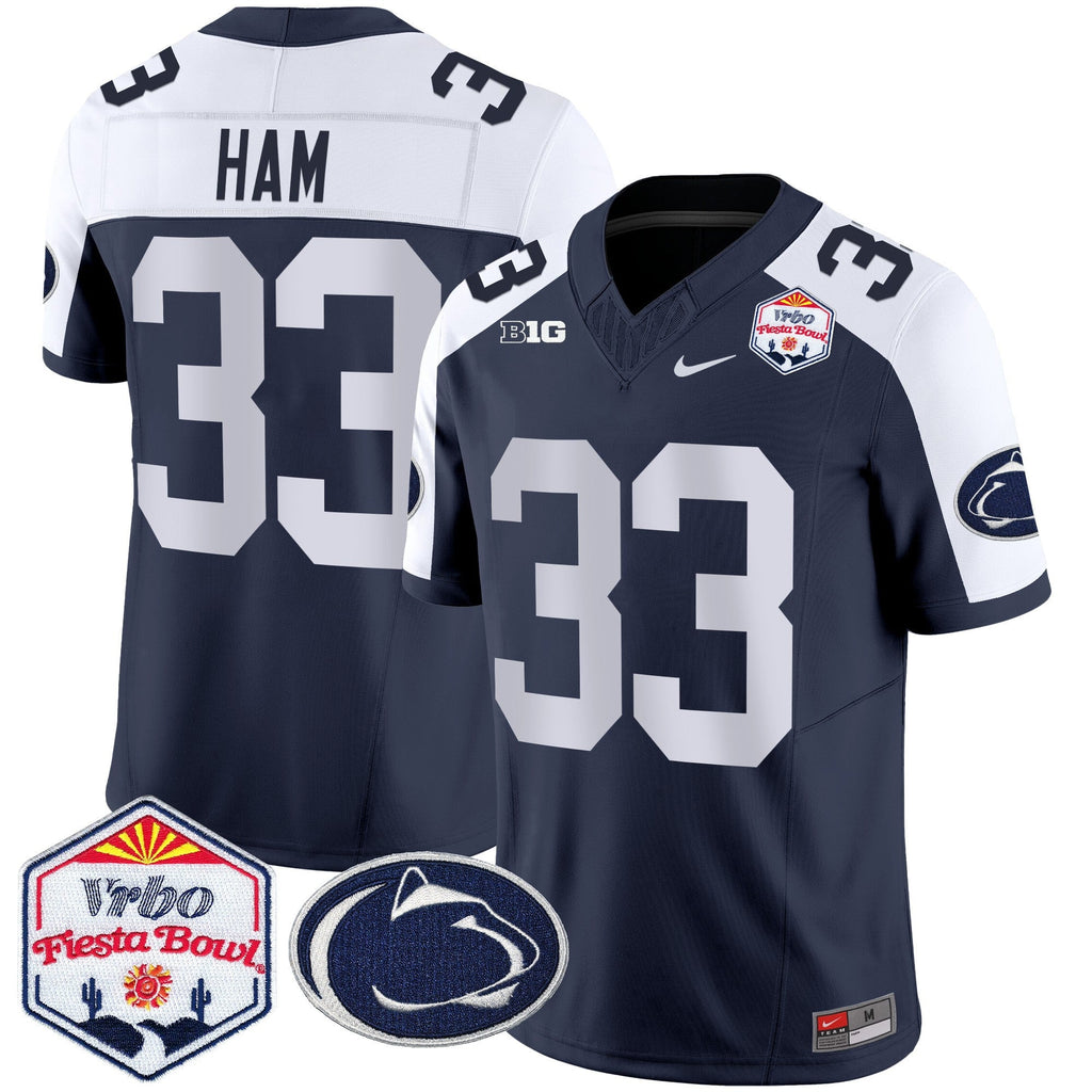 Men's Penn State Nittany Lions 2024 The Fiesta Bowl Patch Vapor Limited Jersey - All Stitched - image 4
