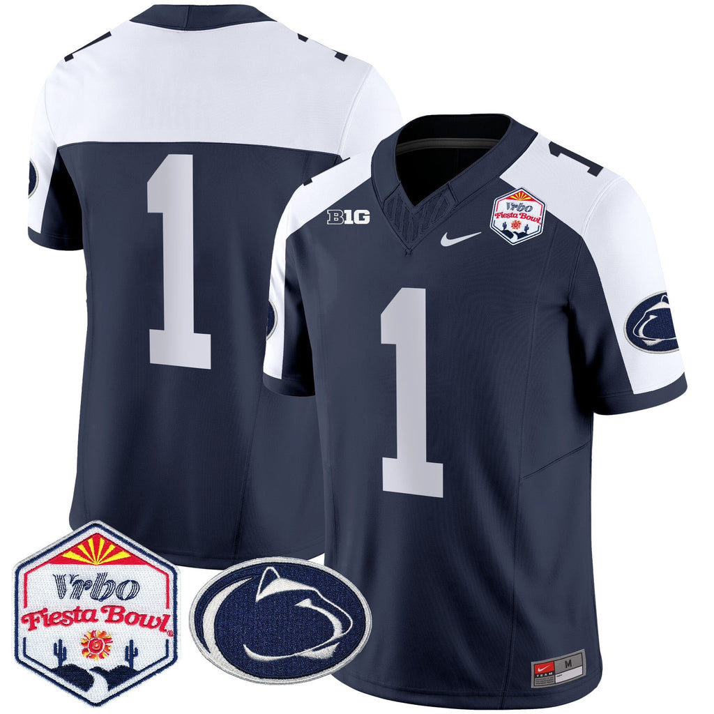 Men's Penn State Nittany Lions 2024 The Fiesta Bowl Patch Vapor Limited Jersey - All Stitched - image 8