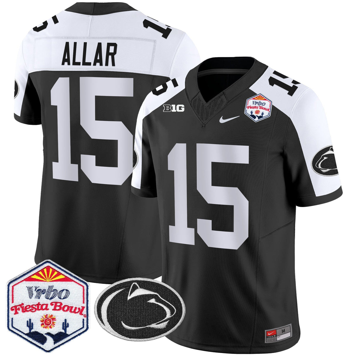 Men's Penn State Nittany Lions 2024 The Fiesta Bowl Patch Vapor Limited Jersey - All Stitched - image 9