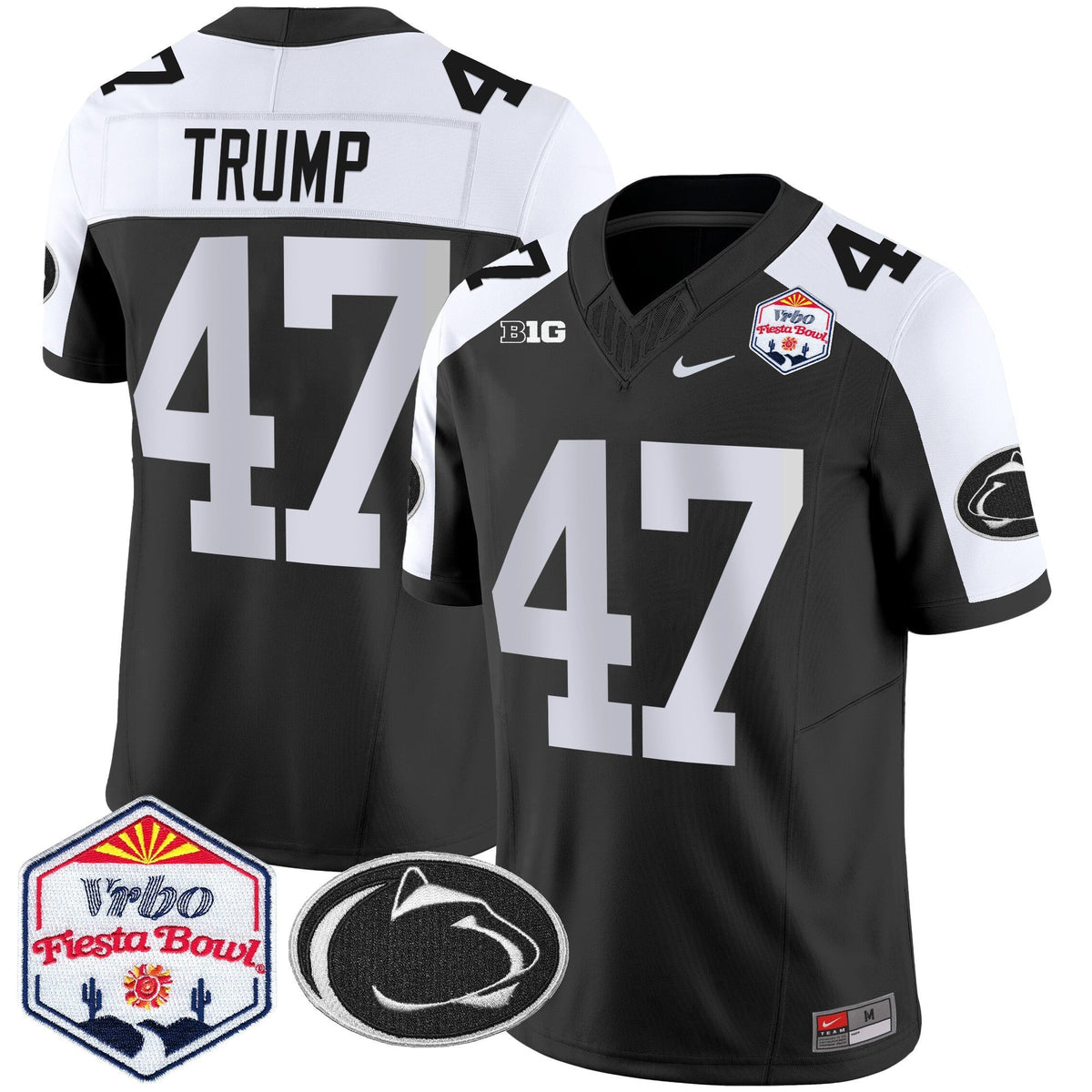 Men's Penn State Nittany Lions 2024 The Fiesta Bowl Patch Vapor Limited Jersey - All Stitched - image 15