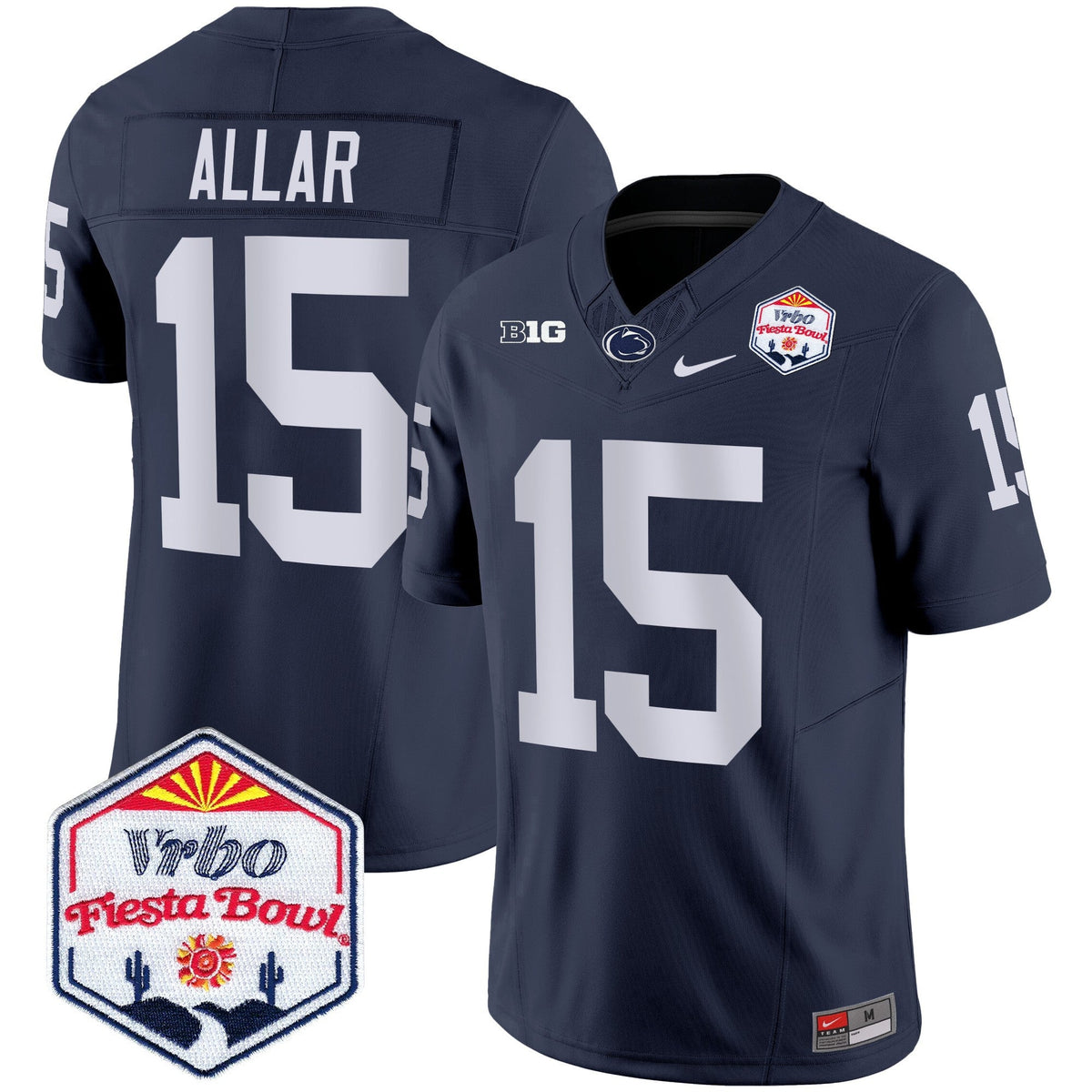 Men's Penn State Nittany Lions 2024 The Fiesta Bowl Patch Vapor Limited Jersey - All Stitched - image 17