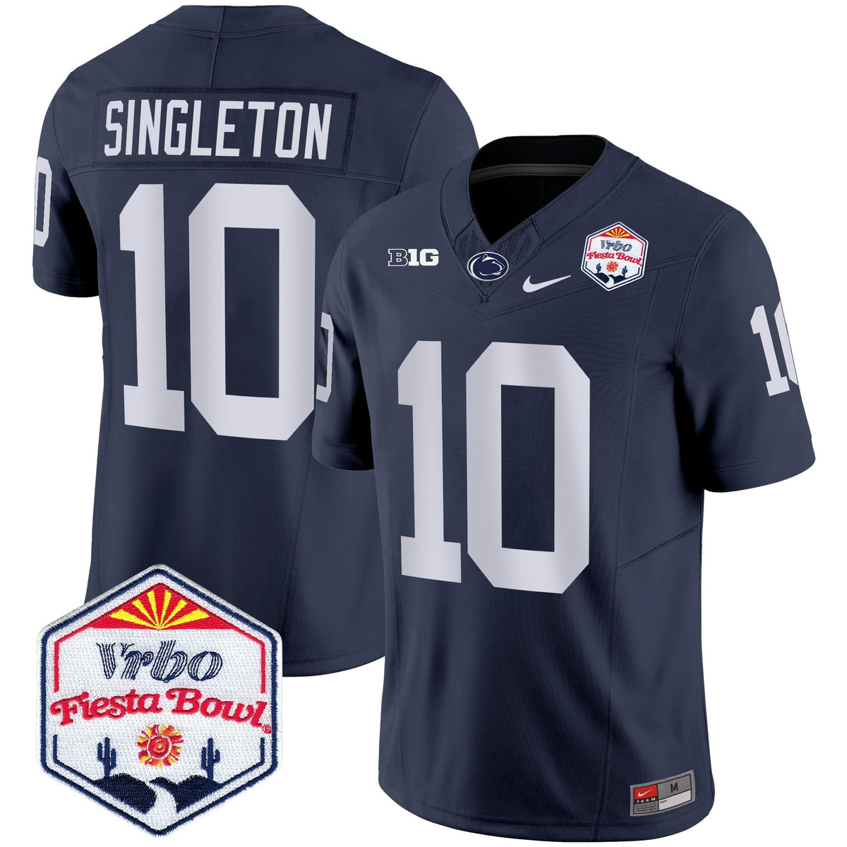 Men's Penn State Nittany Lions 2024 The Fiesta Bowl Patch Vapor Limited Jersey - All Stitched - image 18