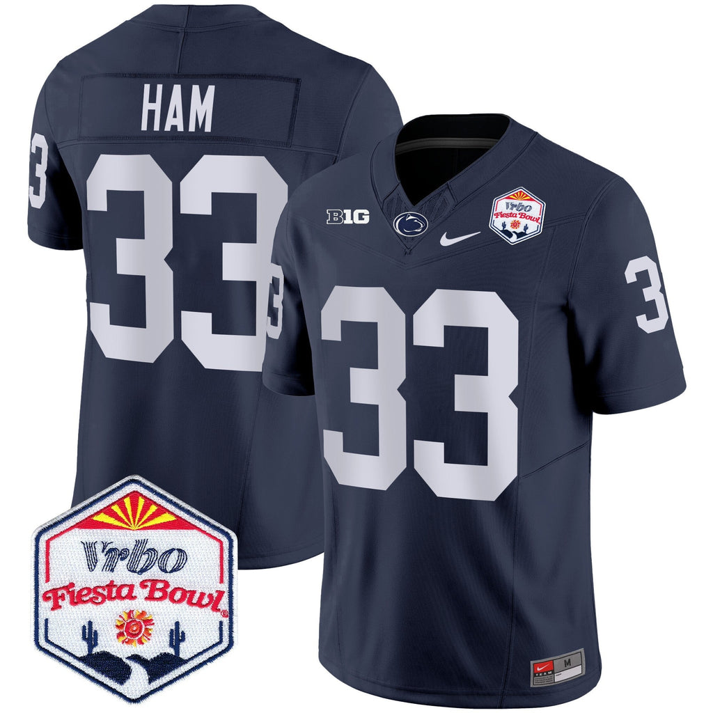 Men's Penn State Nittany Lions 2024 The Fiesta Bowl Patch Vapor Limited Jersey - All Stitched - image 20