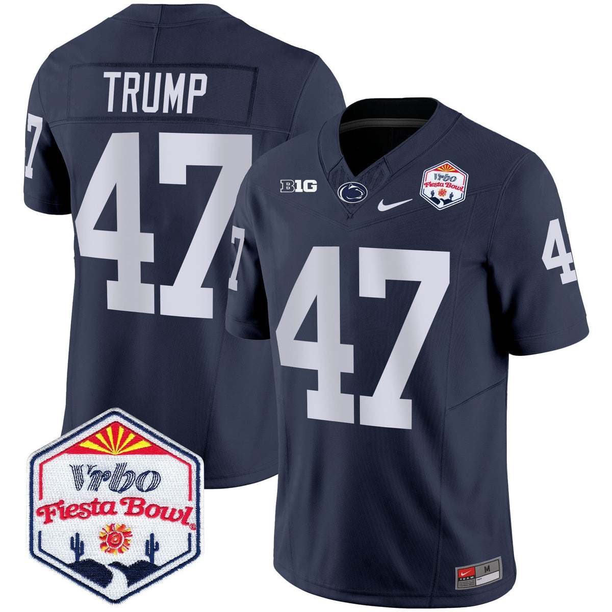 Men's Penn State Nittany Lions 2024 The Fiesta Bowl Patch Vapor Limited Jersey - All Stitched - image 23
