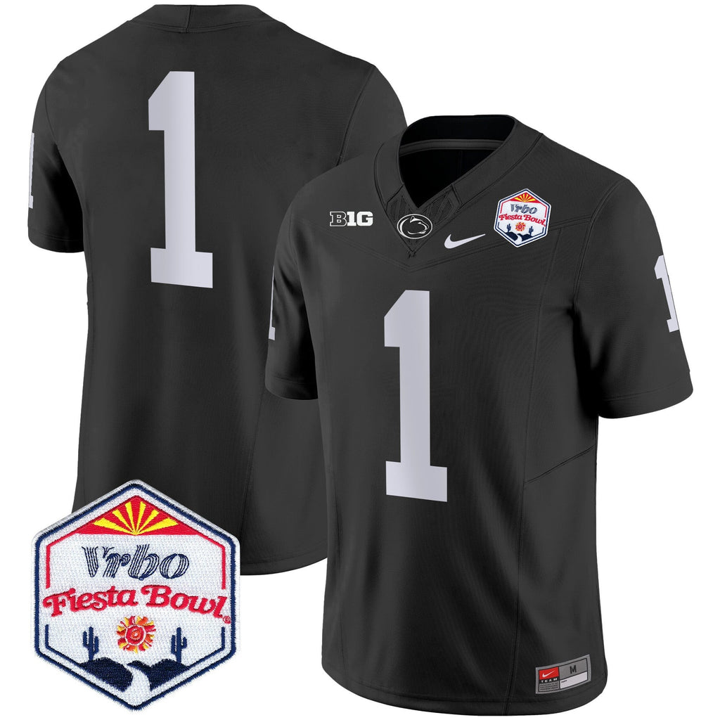 Men's Penn State Nittany Lions 2024 The Fiesta Bowl Patch Vapor Limited Jersey - All Stitched - image 40