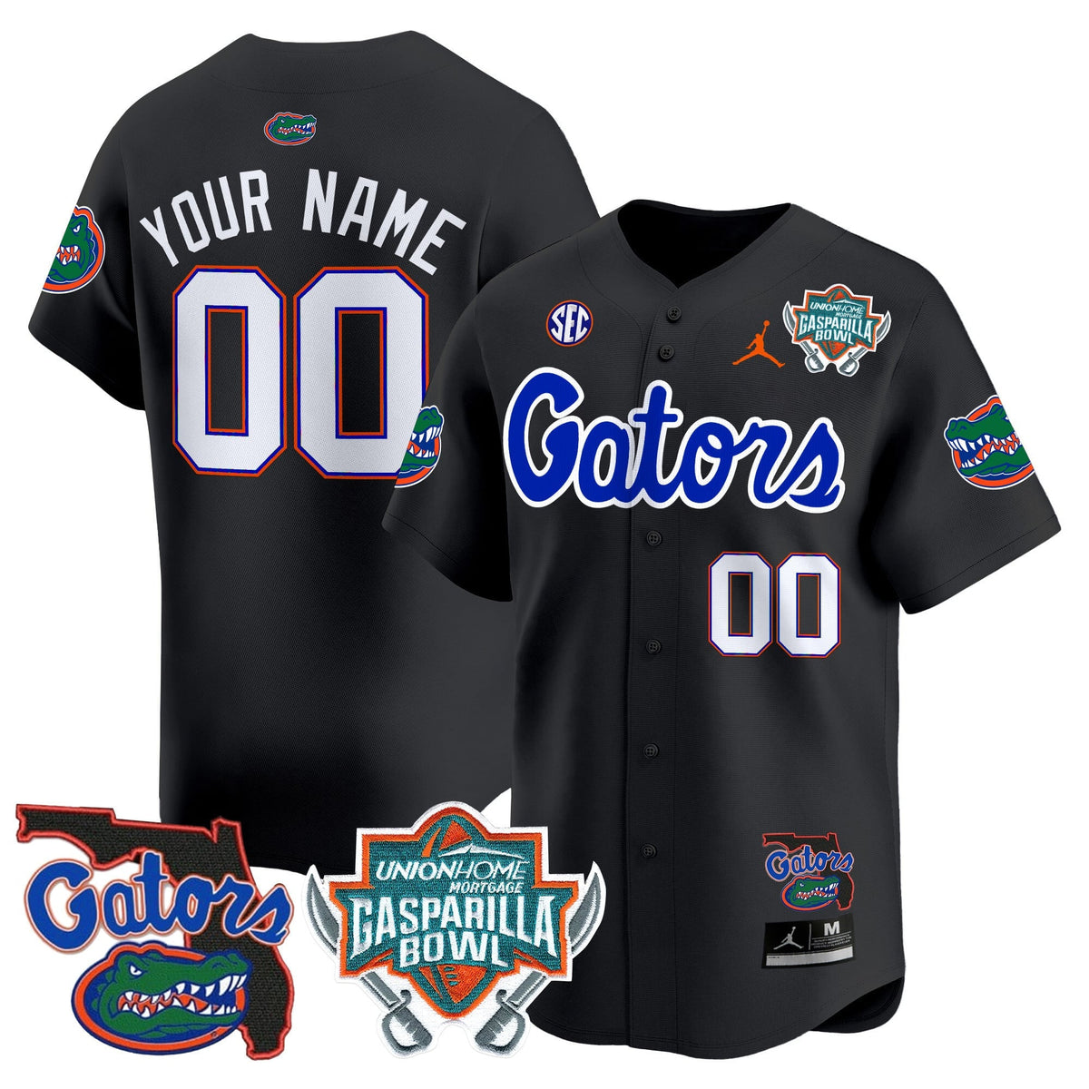 Florida Gators 2024 Gasparilla Bowl Patch Vapor Premier Limited Custom Jersey - All Stitched - image 3