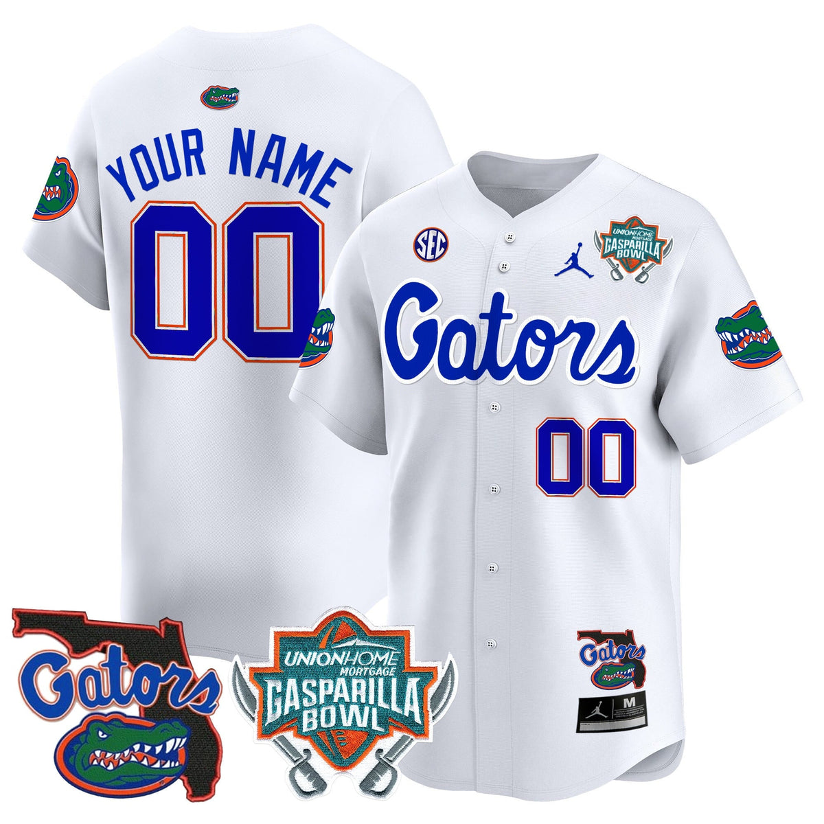 Florida Gators 2024 Gasparilla Bowl Patch Vapor Premier Limited Custom Jersey - All Stitched - image 6