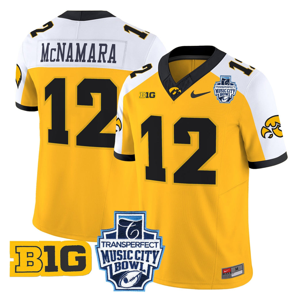 Men's Iowa Hawkeyes 2024 Music City Bowl Vapor Limited Jersey - All Stitched - image 9