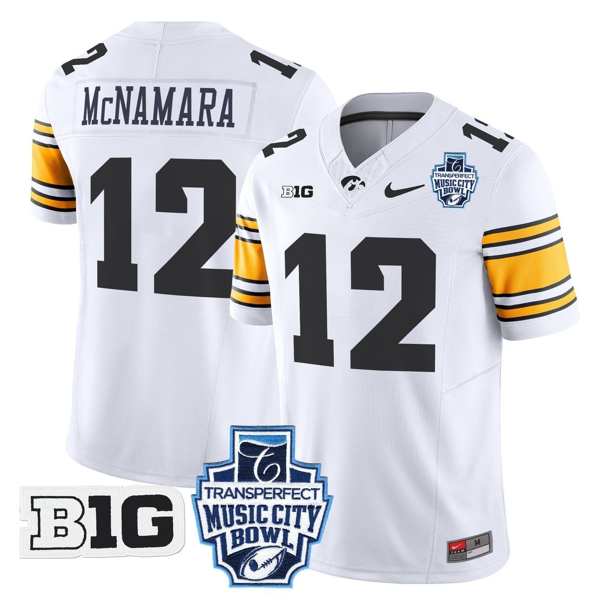 Men's Iowa Hawkeyes 2024 Music City Bowl Vapor Limited Jersey - All Stitched - image 33