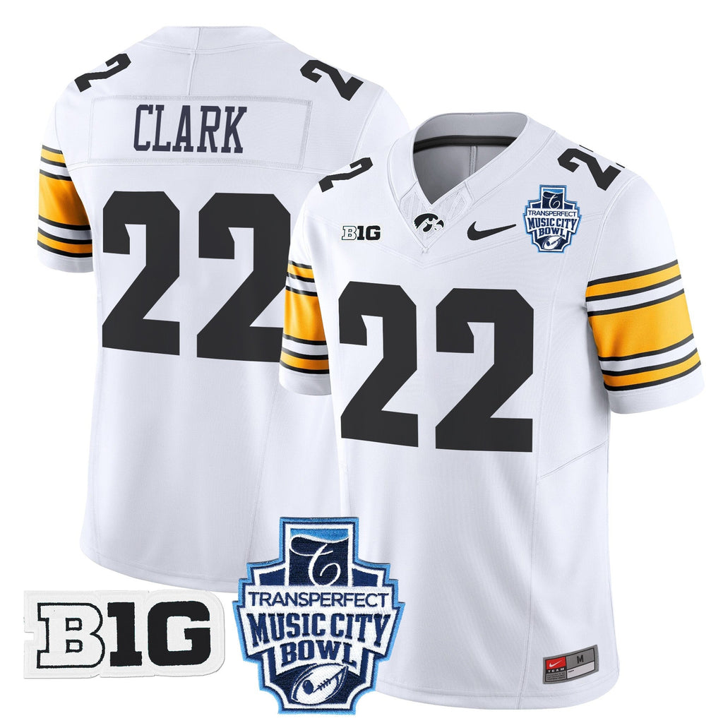 Men's Iowa Hawkeyes 2024 Music City Bowl Vapor Limited Jersey - All Stitched - image 39