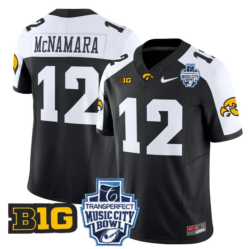 Men's Iowa Hawkeyes 2024 Music City Bowl Vapor Limited Jersey - All Stitched - image 1