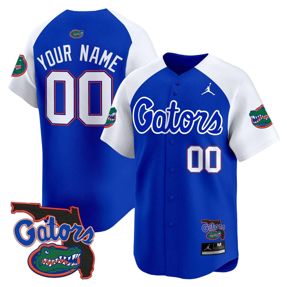 Florida Gators 2024 Florida Patch Vapor Baseball Custom Jersey - All Stitched - image 2