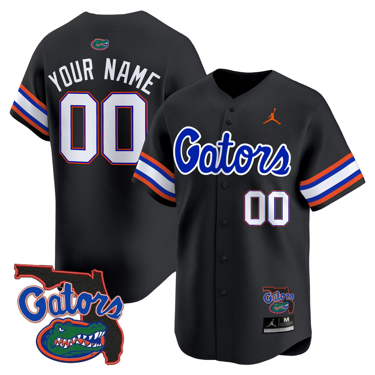 Florida Gators 2024 Florida Patch Vapor Baseball Custom Jersey - All Stitched - image 3