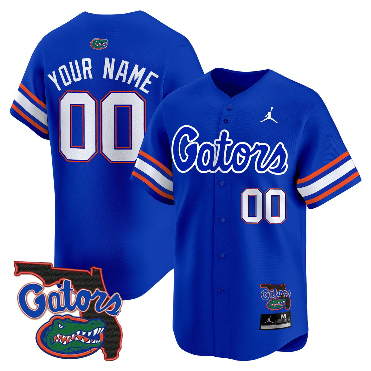Florida Gators 2024 Florida Patch Vapor Baseball Custom Jersey - All Stitched - image 5