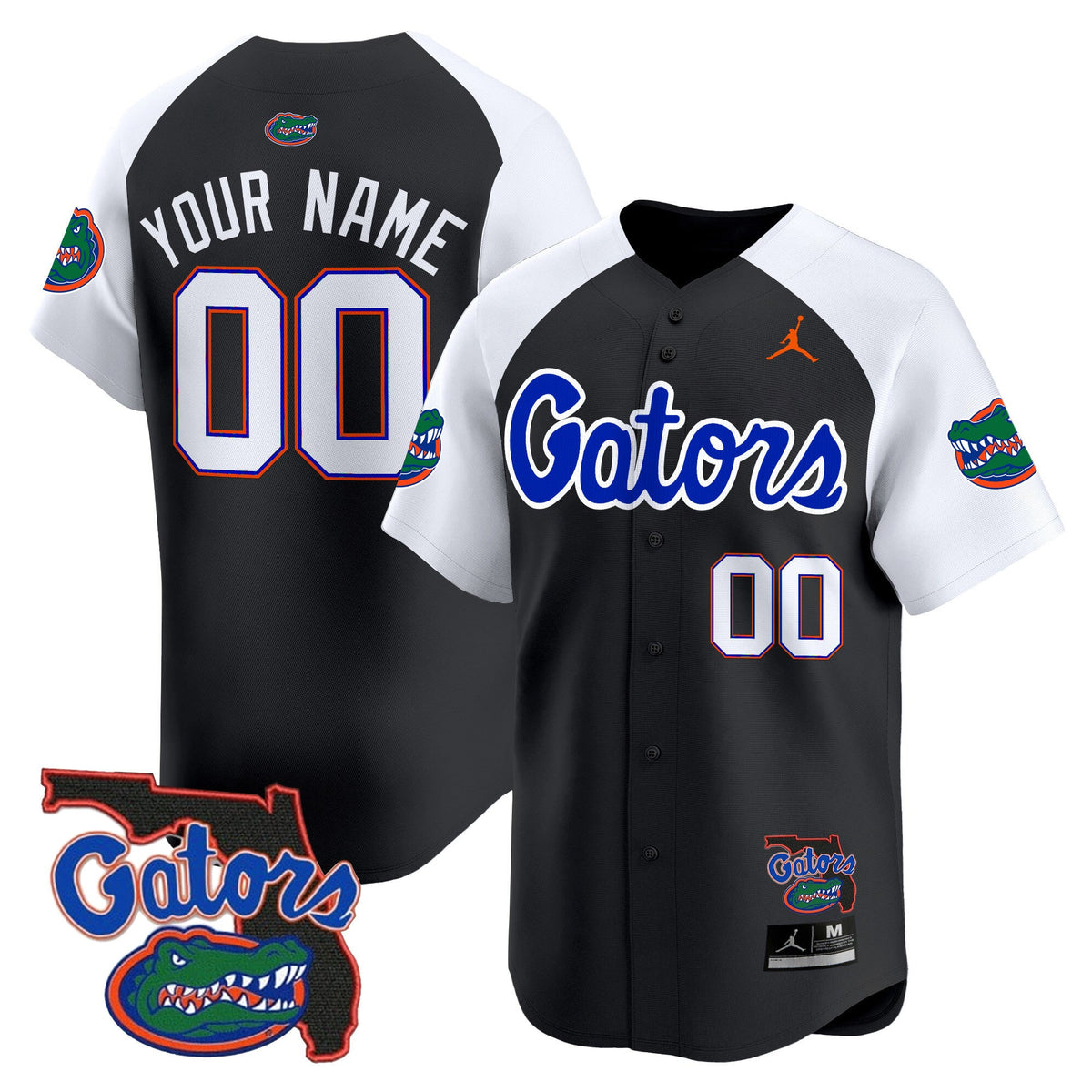 Florida Gators 2024 Florida Patch Vapor Baseball Custom Jersey - All Stitched - image 1