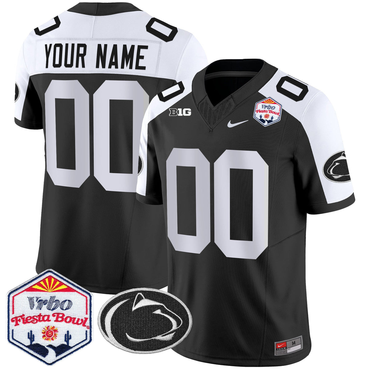 Penn State Nittany Lions 2024 The Fiesta Bowl Patch Vapor Limited Custom Jersey - All Stitched - image 2