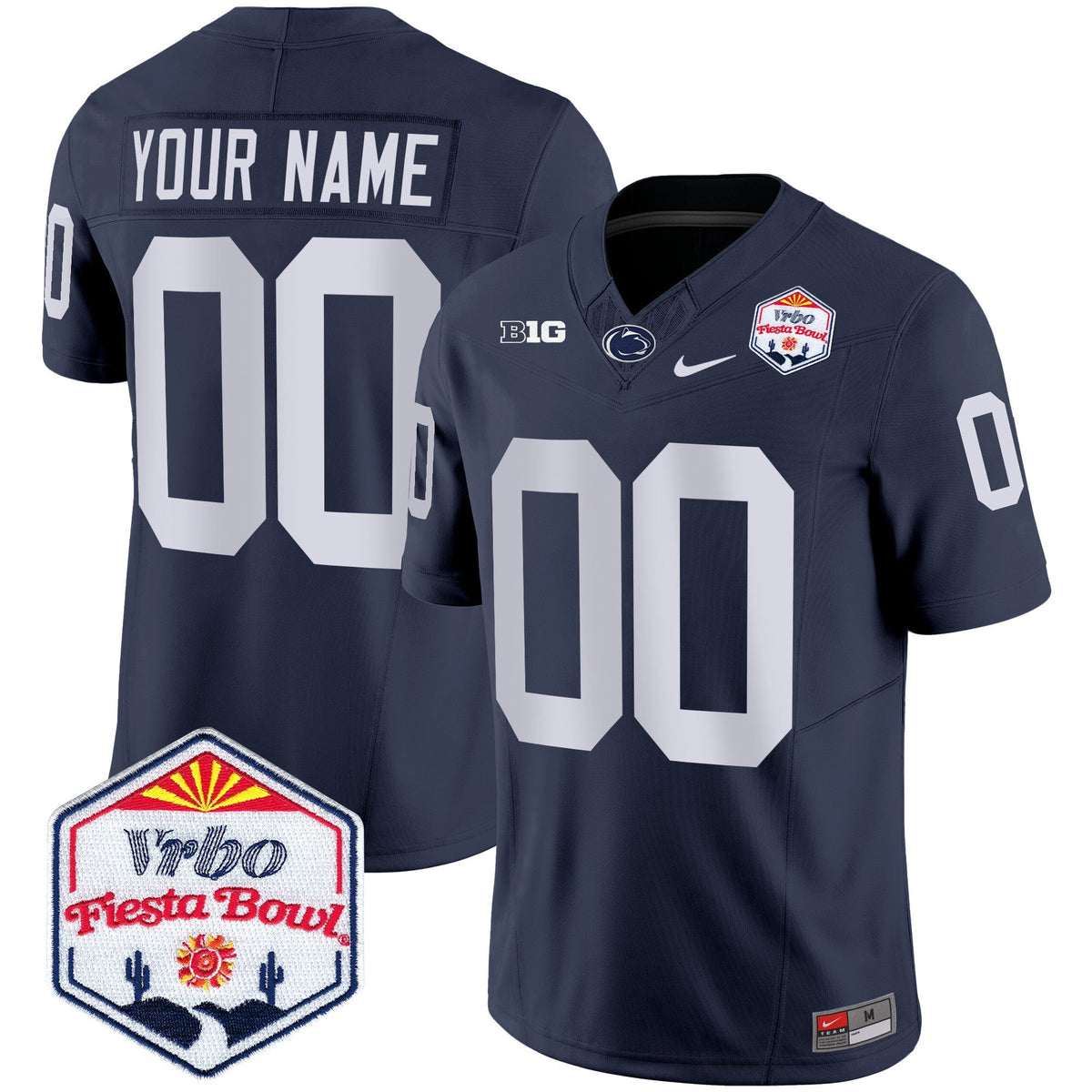 Penn State Nittany Lions 2024 The Fiesta Bowl Patch Vapor Limited Custom Jersey - All Stitched - image 3
