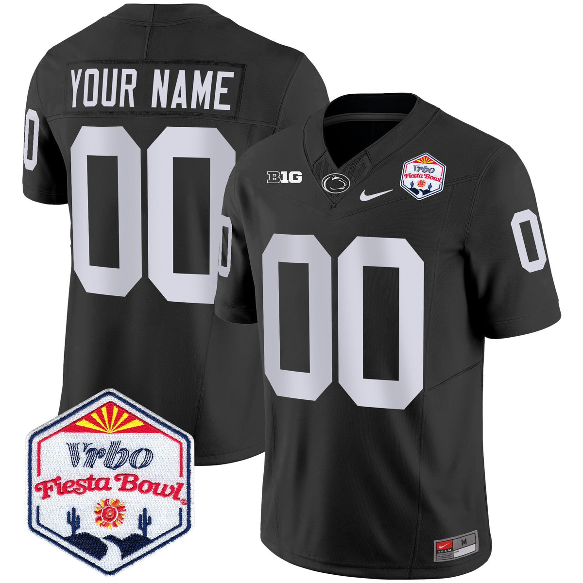 Penn State Nittany Lions 2024 The Fiesta Bowl Patch Vapor Limited Custom Jersey - All Stitched - image 5