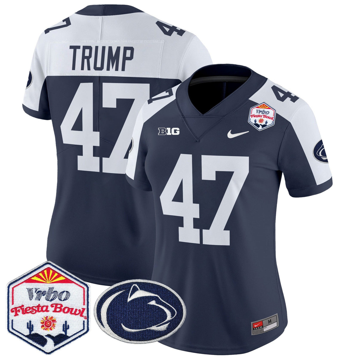 Women's Penn State Nittany Lions 2024 The Fiesta Bowl Patch Vapor Limited Jersey - All Stitched - image 7