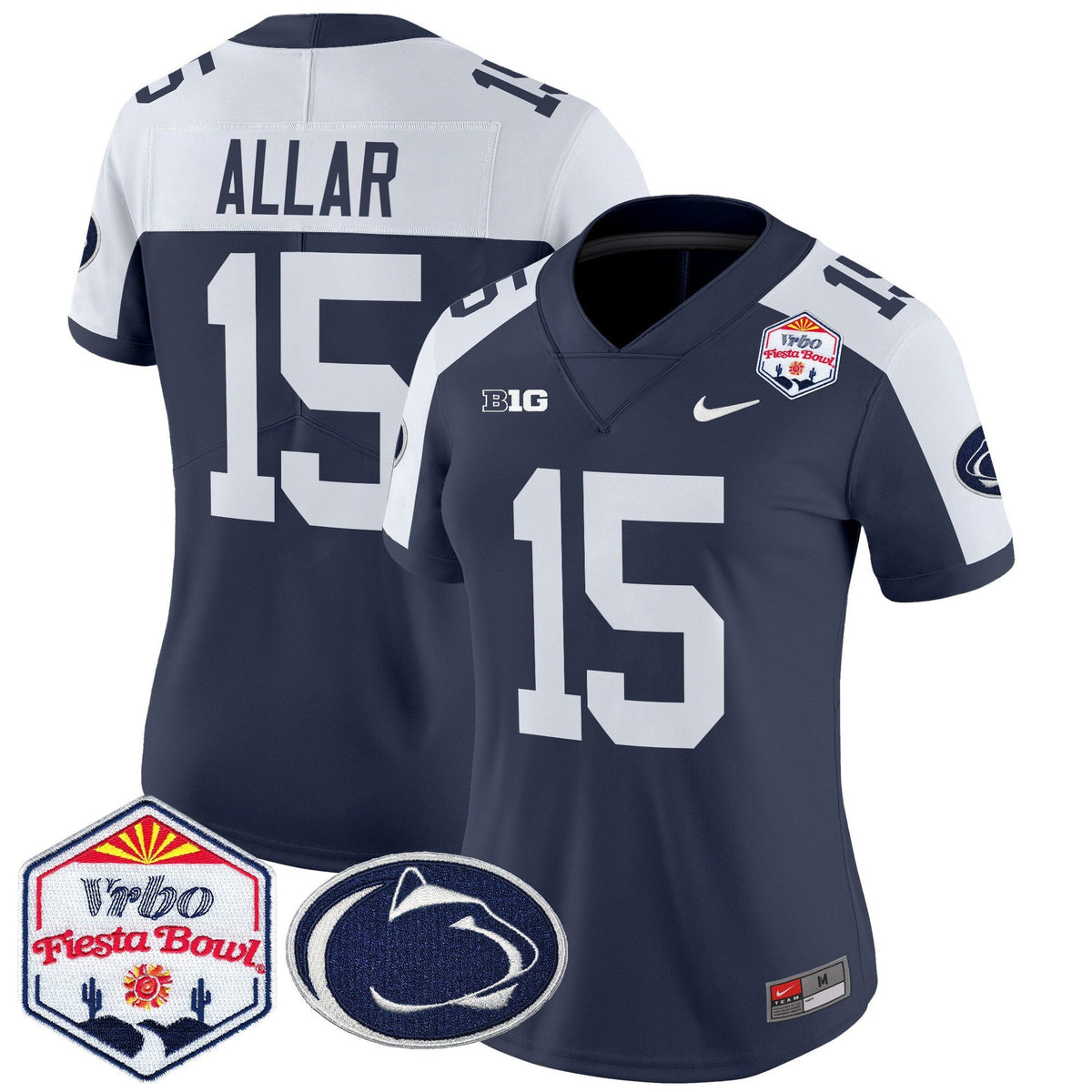 Women's Penn State Nittany Lions 2024 The Fiesta Bowl Patch Vapor Limited Jersey - All Stitched - image 1