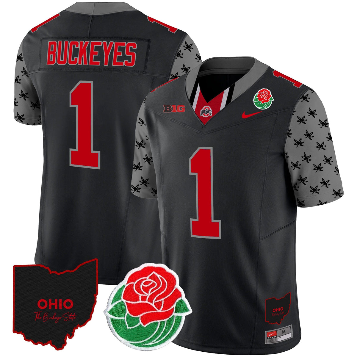 Men's Ohio State Buckeyes Rose Bowl Vapor Limited Jersey - All Stitched - image 4