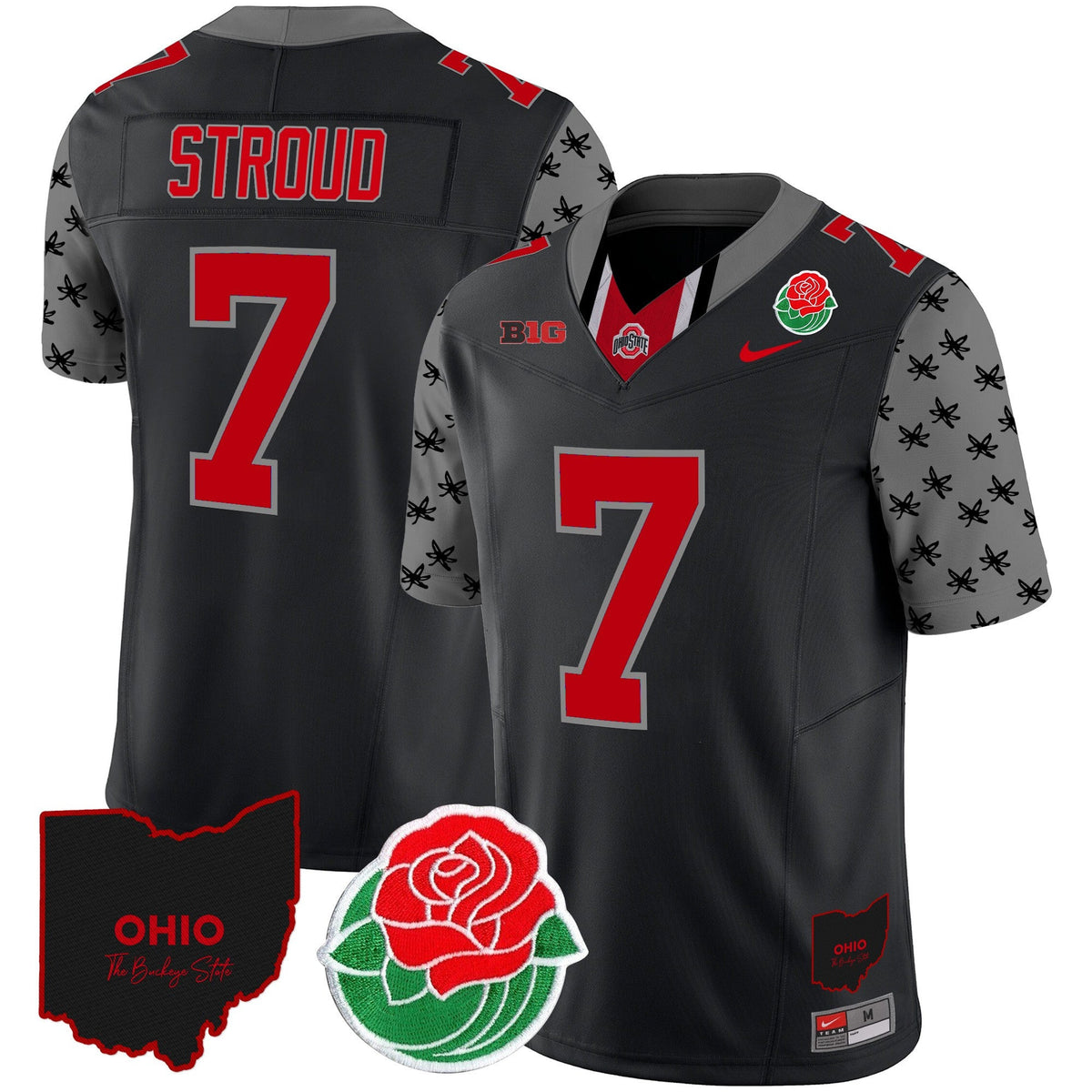 Men's Ohio State Buckeyes Rose Bowl Vapor Limited Jersey - All Stitched - image 6