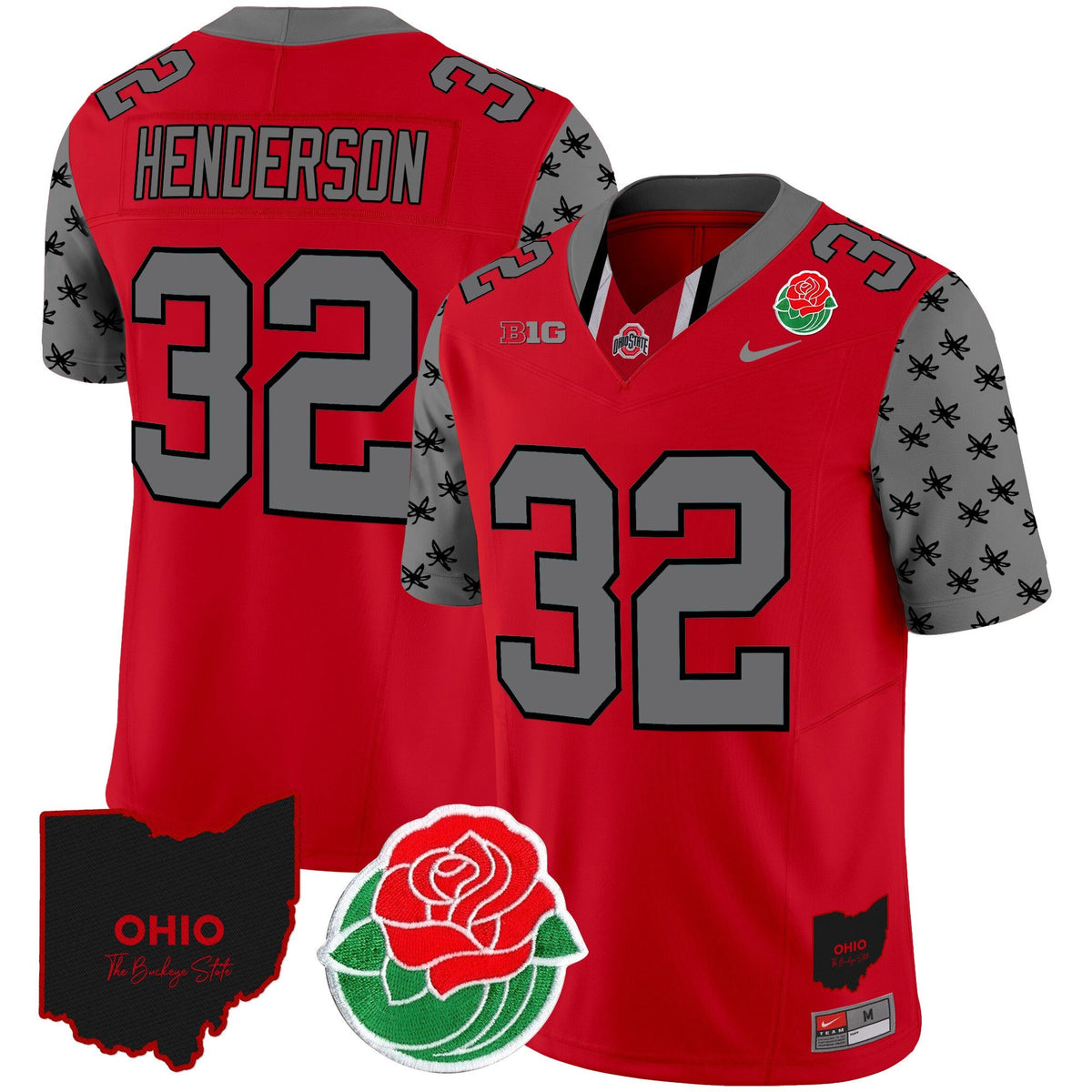Men's Ohio State Buckeyes Rose Bowl Vapor Limited Jersey - All Stitched - image 27