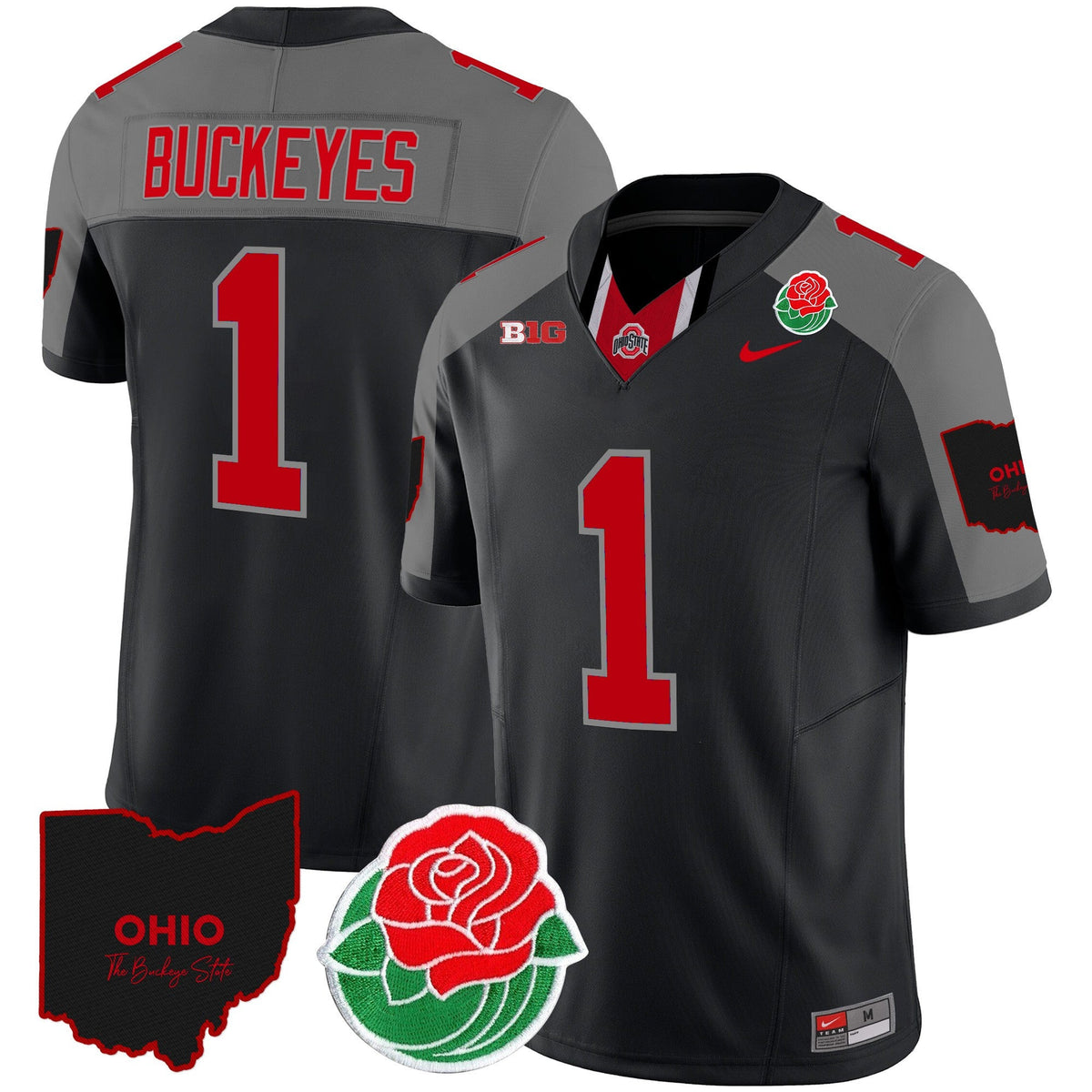 Men's Ohio State Buckeyes Rose Bowl Vapor Limited Jersey - All Stitched - image 34