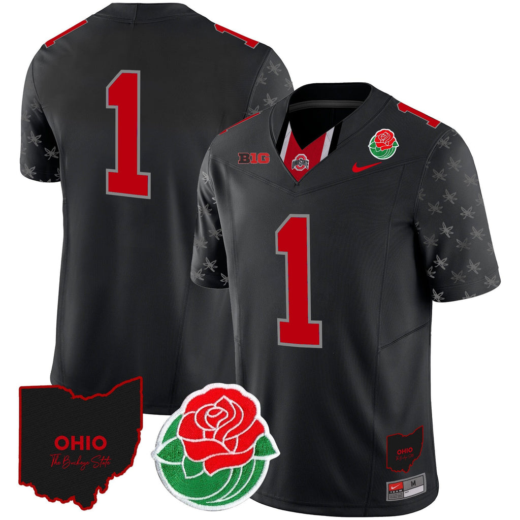Men's Ohio State Buckeyes Rose Bowl Vapor Limited Jersey - All Stitched - image 50