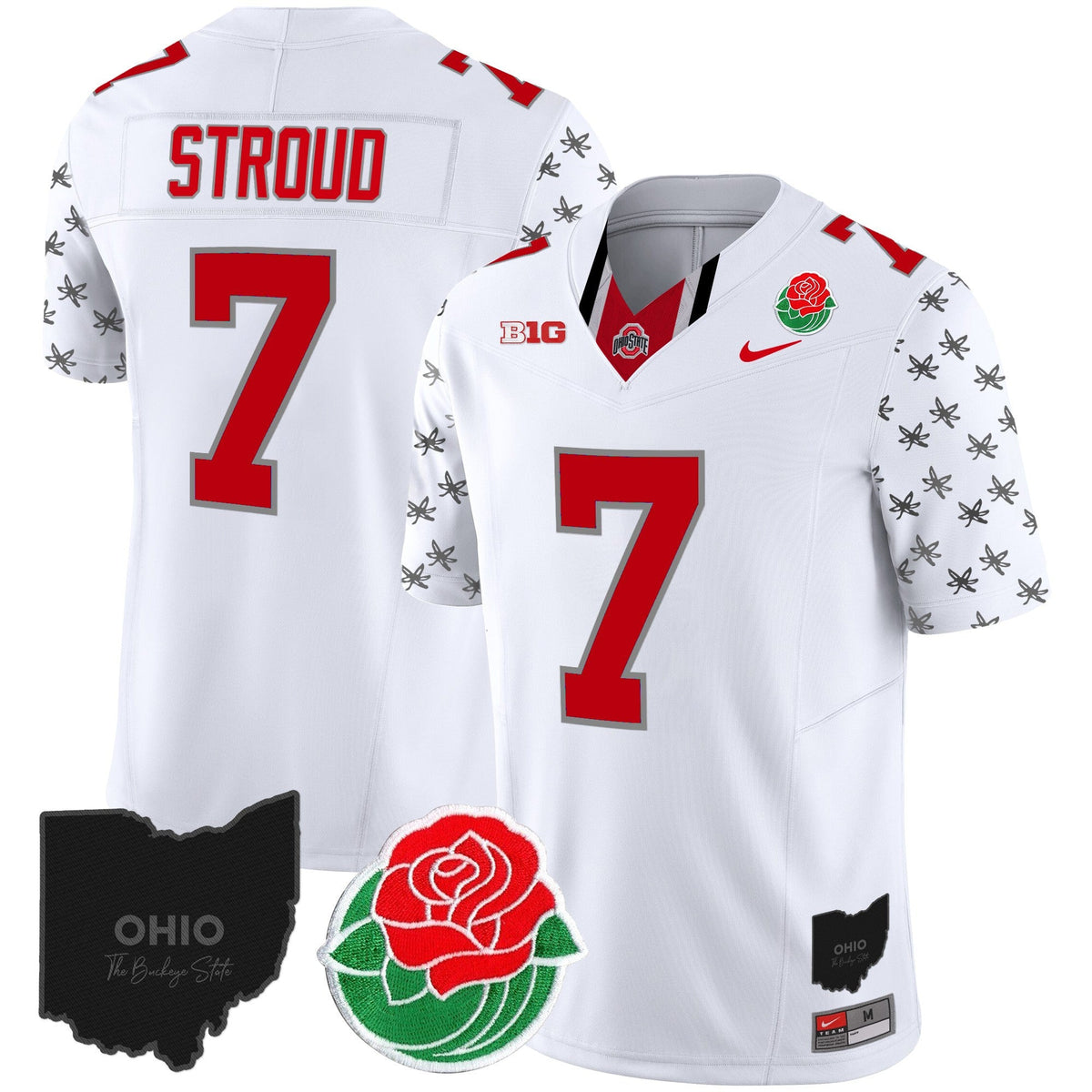 Men's Ohio State Buckeyes Rose Bowl Vapor Limited Jersey - All Stitched - image 56