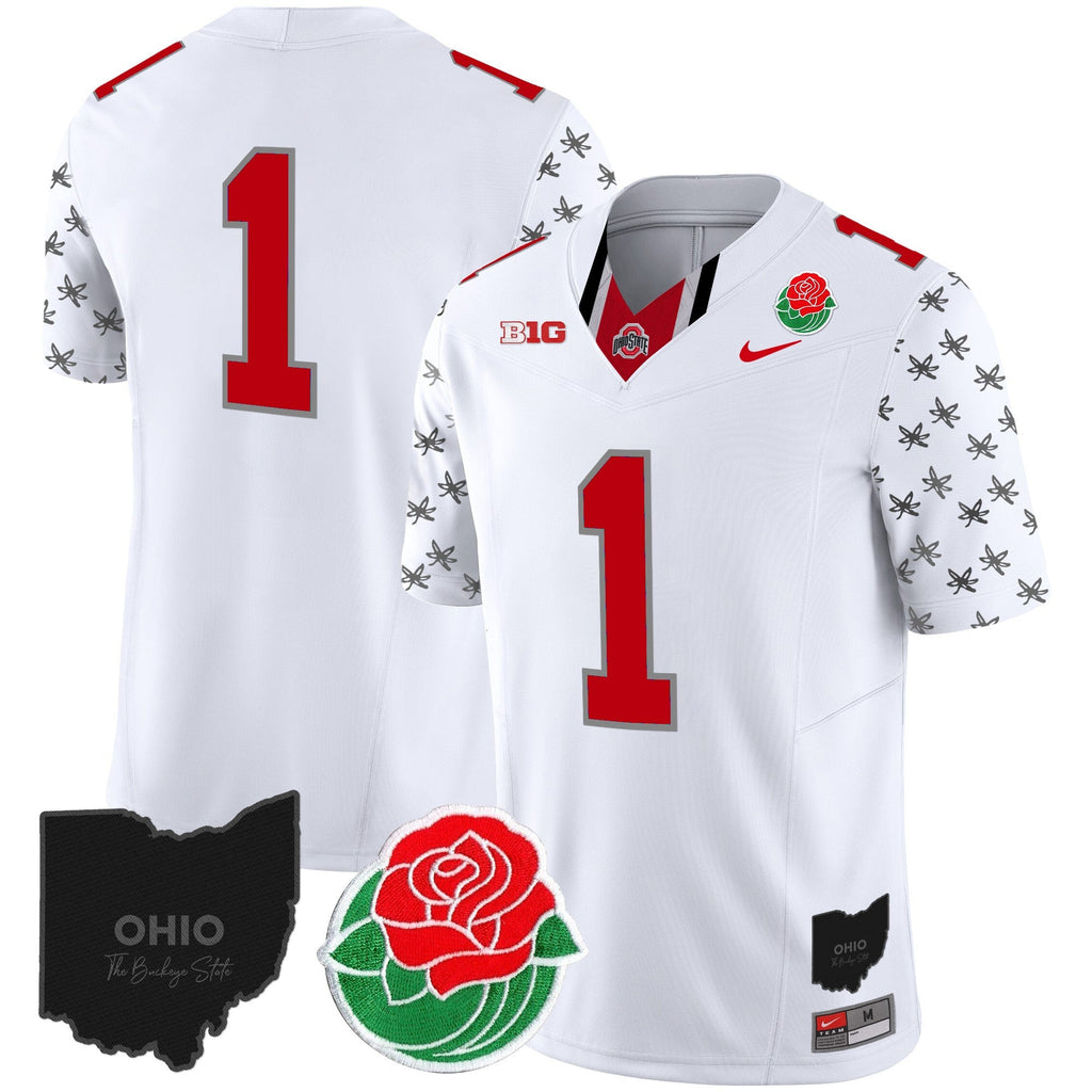 Men's Ohio State Buckeyes Rose Bowl Vapor Limited Jersey - All Stitched - image 60