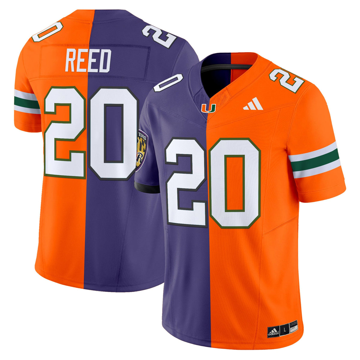 Miami Hurricanes Split Vapor Limited Jersey V2 - All Stitched - image 2