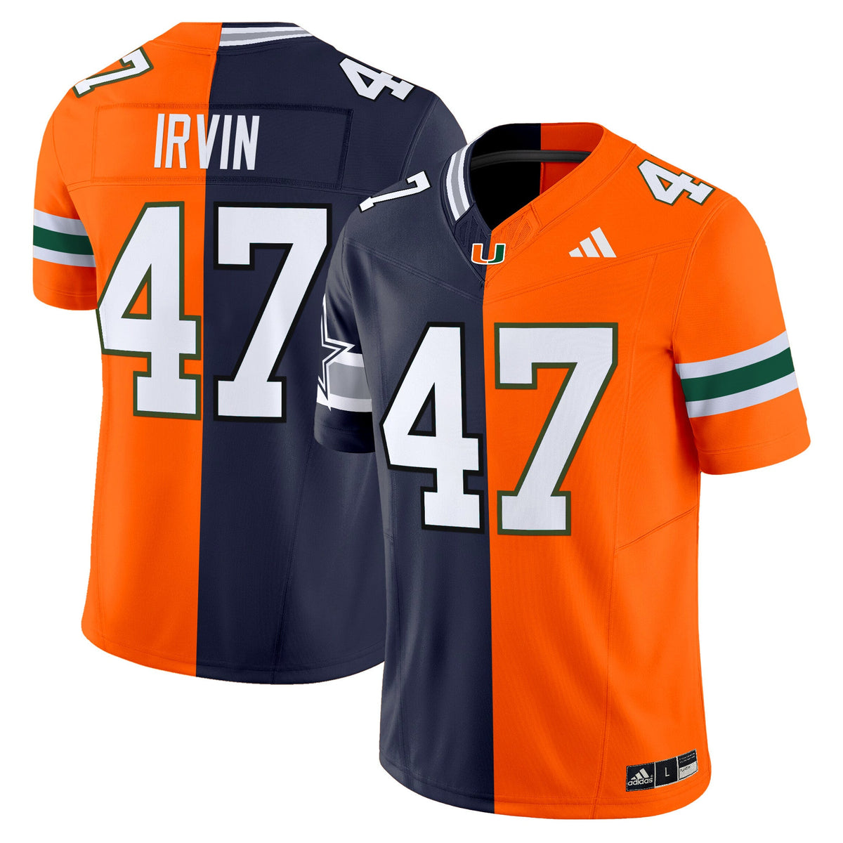 Miami Hurricanes Split Vapor Limited Jersey V2 - All Stitched - image 3