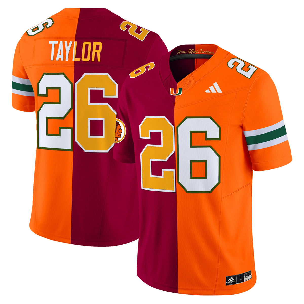 Miami Hurricanes Split Vapor Limited Jersey V2 - All Stitched - image 6