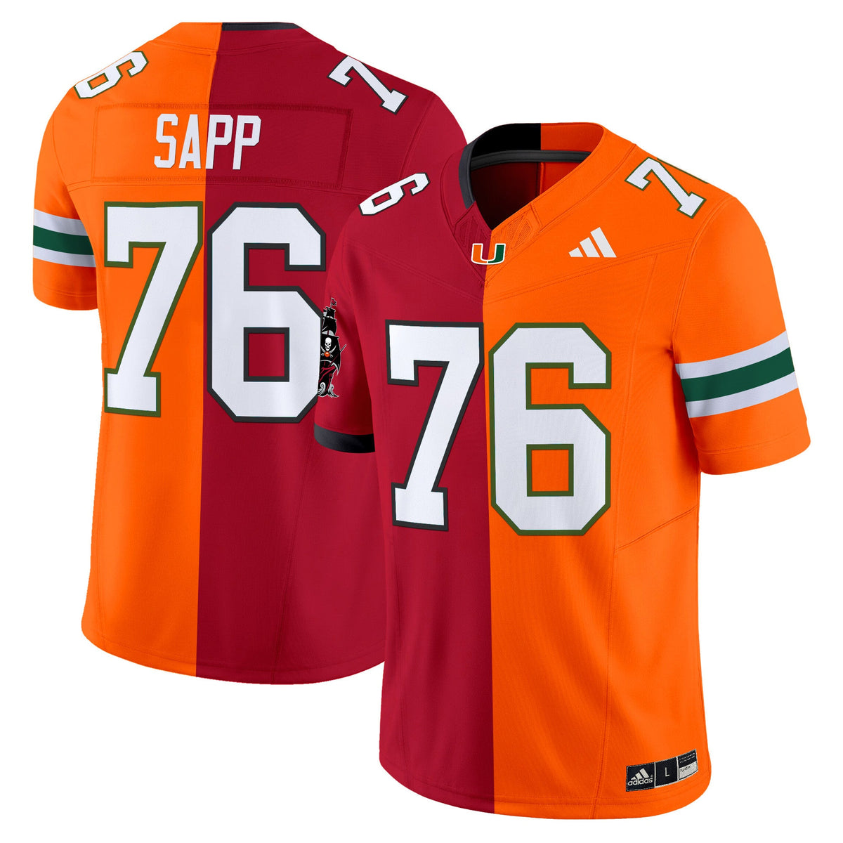 Miami Hurricanes Split Vapor Limited Jersey V2 - All Stitched - image 7