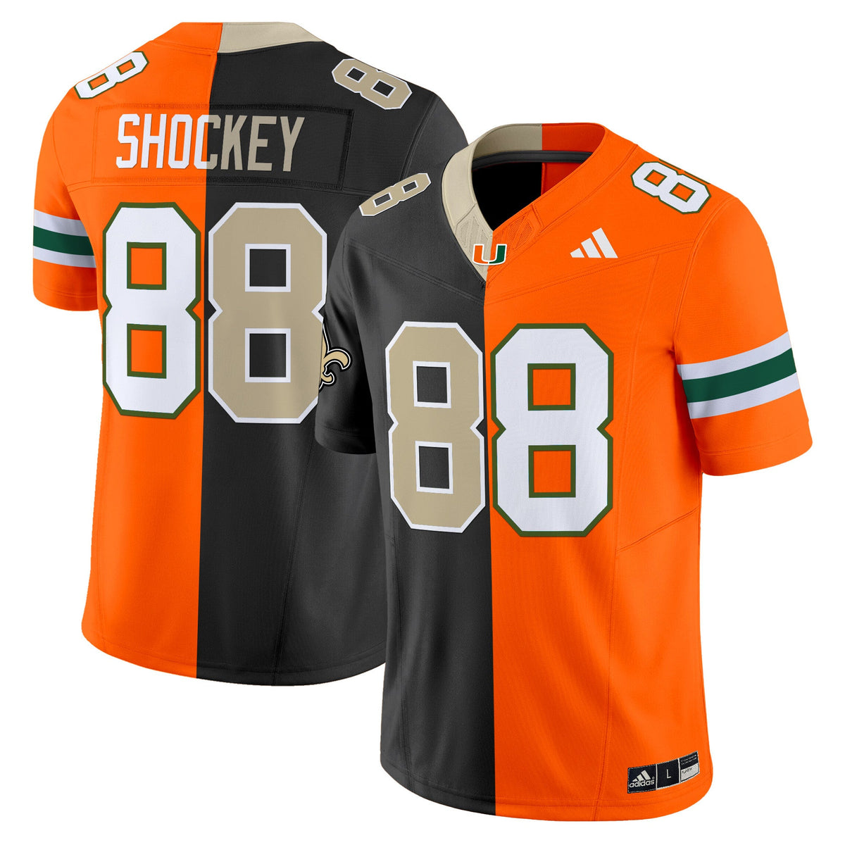 Miami Hurricanes Split Vapor Limited Jersey V2 - All Stitched - image 10