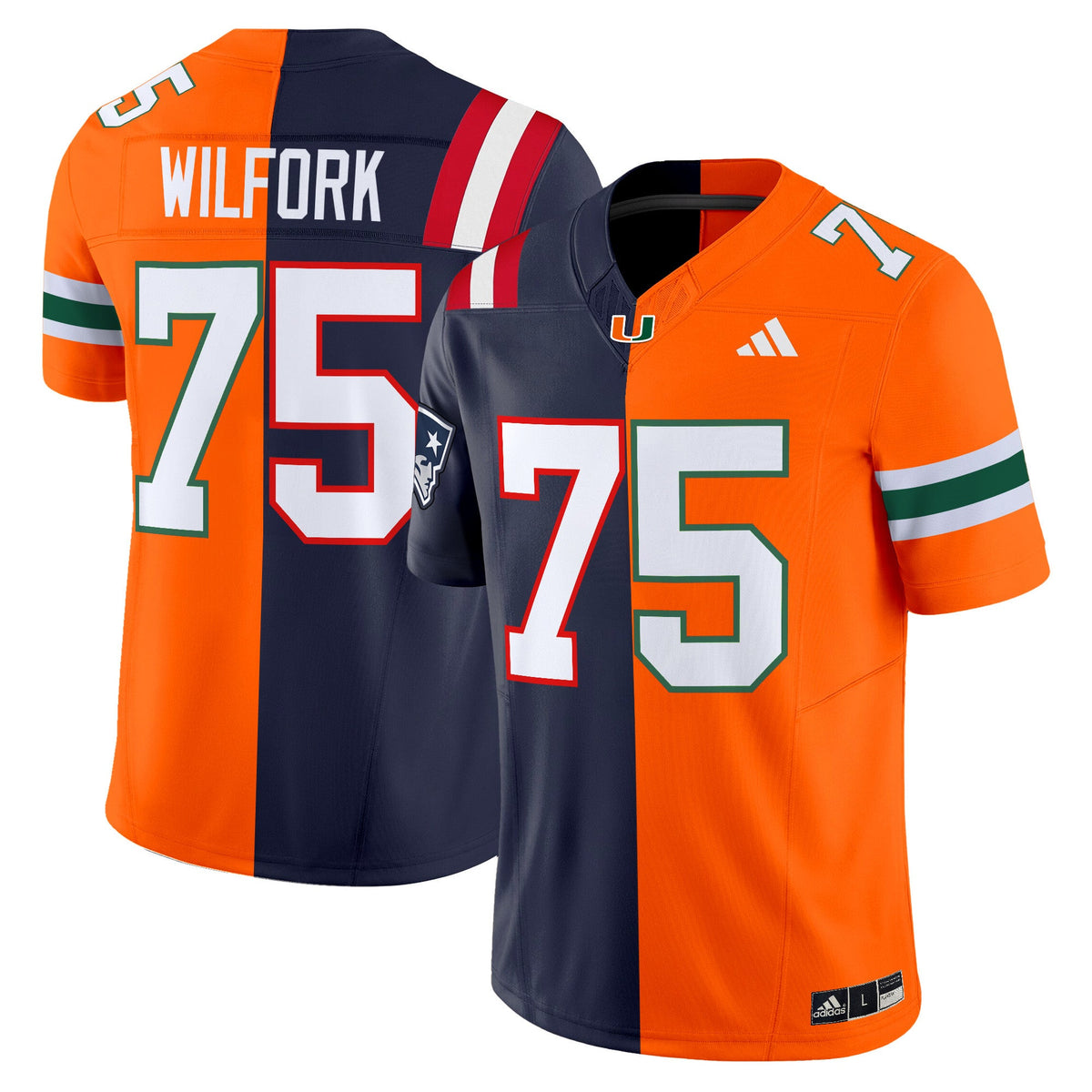 Miami Hurricanes Split Vapor Limited Jersey V2 - All Stitched - image 12