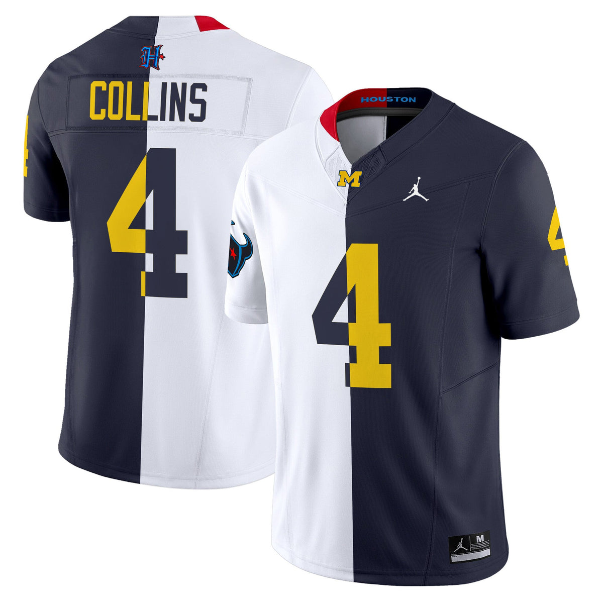 Michigan Wolverines Split Vapor Limited Jersey V2 - All Stitched - image 4