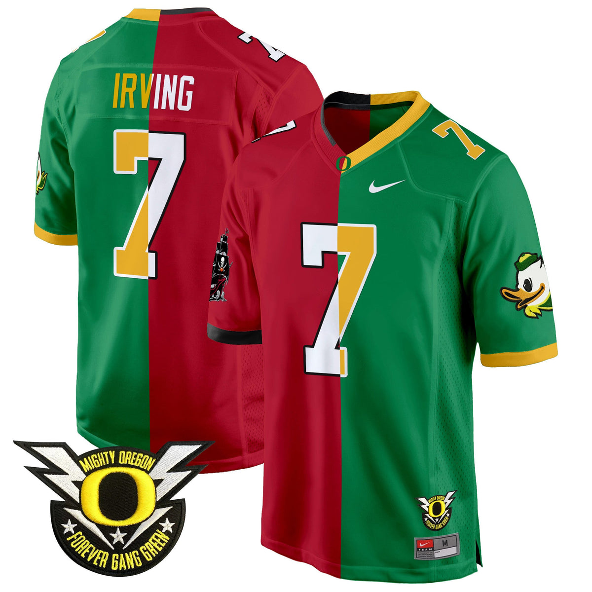 Oregon Ducks Split Game Jersey - All Stitched - image 3