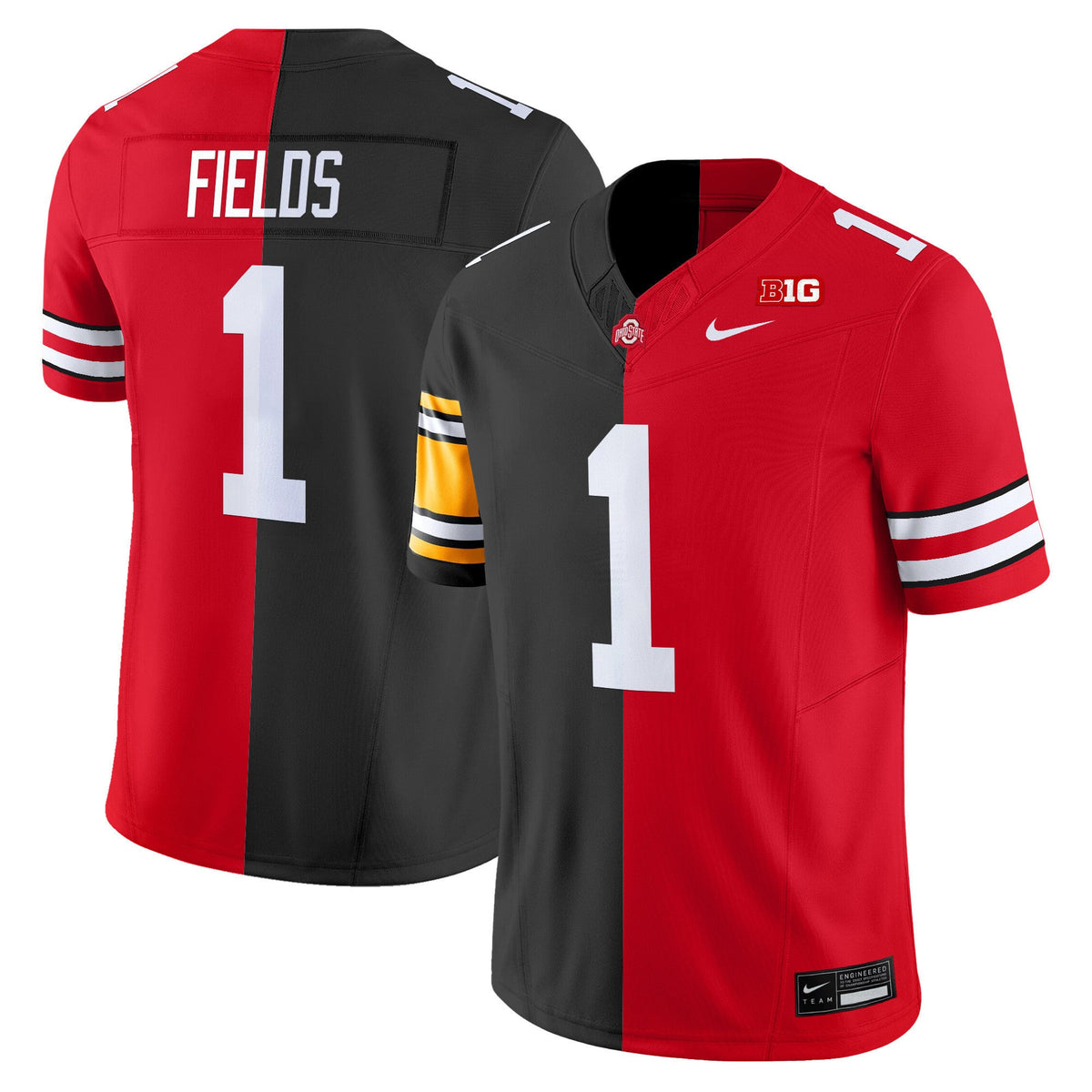 Ohio State Buckeyes Split Vapor Limited Jersey V2 - All Stitched - image 2