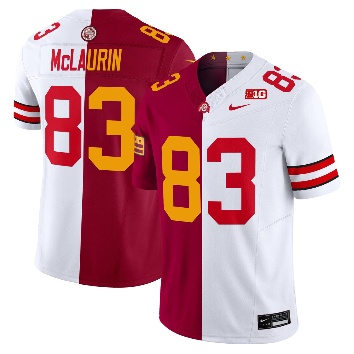 Ohio State Buckeyes Split Vapor Limited Jersey V2 - All Stitched - image 4