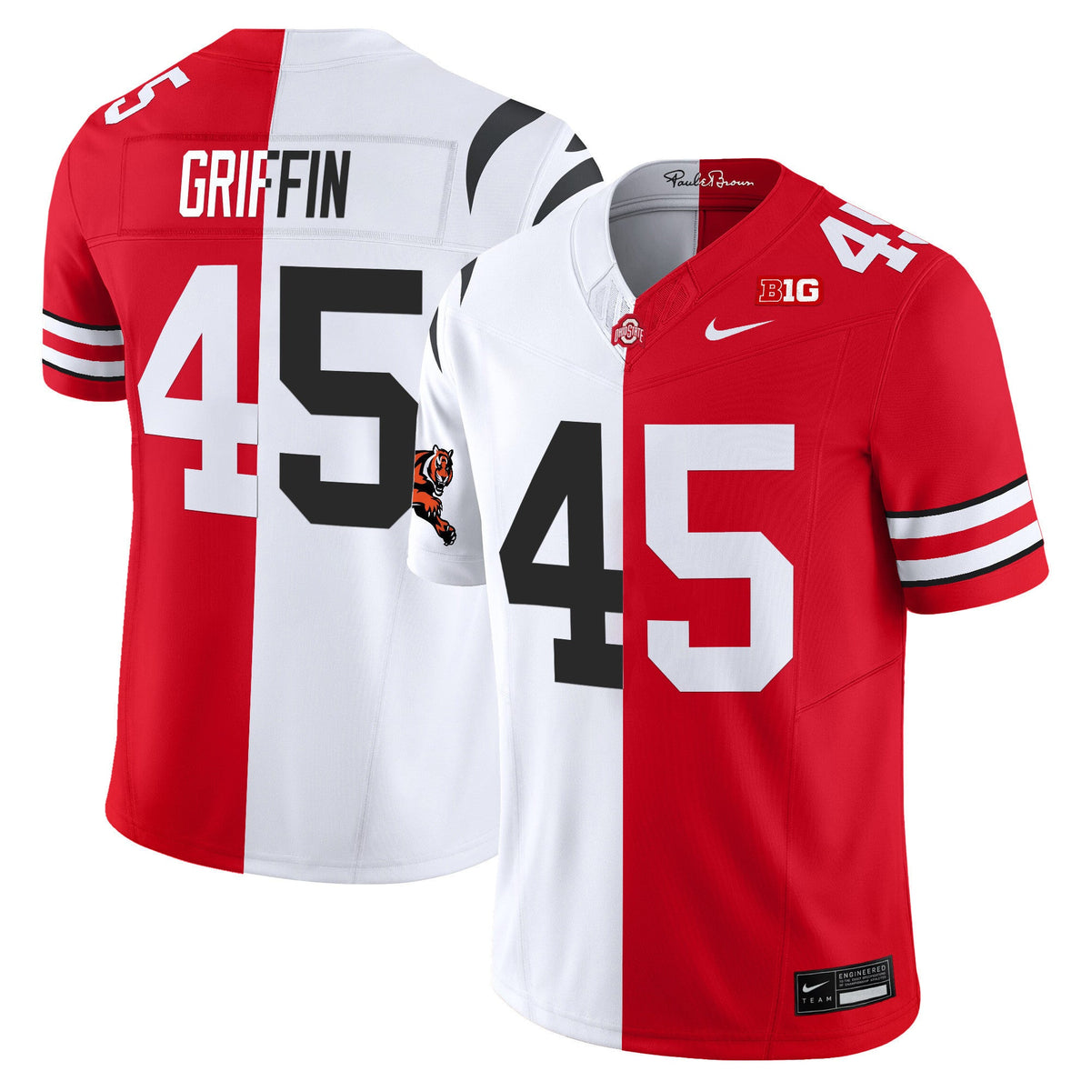 Ohio State Buckeyes Split Vapor Limited Jersey V2 - All Stitched - image 5