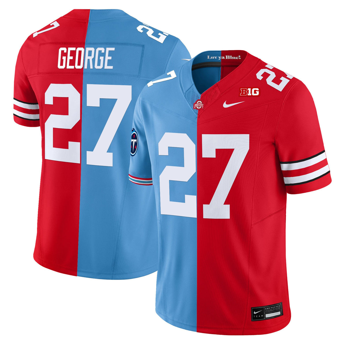 Ohio State Buckeyes Split Vapor Limited Jersey V2 - All Stitched - image 6
