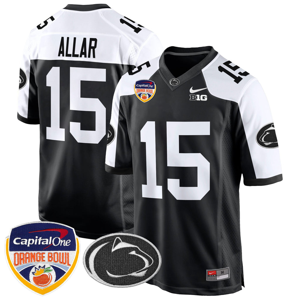 Men's Penn State Nittany Lions Orange Bowl Patch Game Jersey - All Stitched - image 10