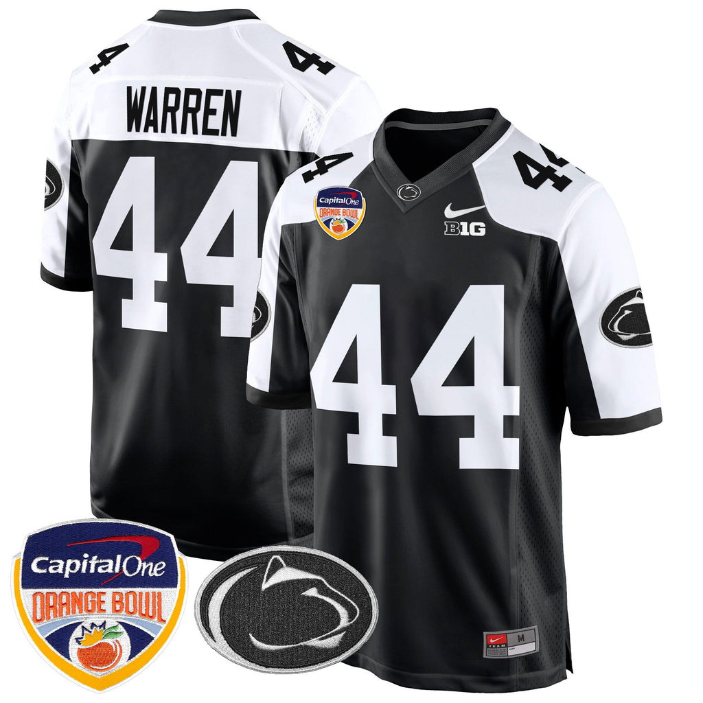 Men's Penn State Nittany Lions Orange Bowl Patch Game Jersey - All Stitched - image 12
